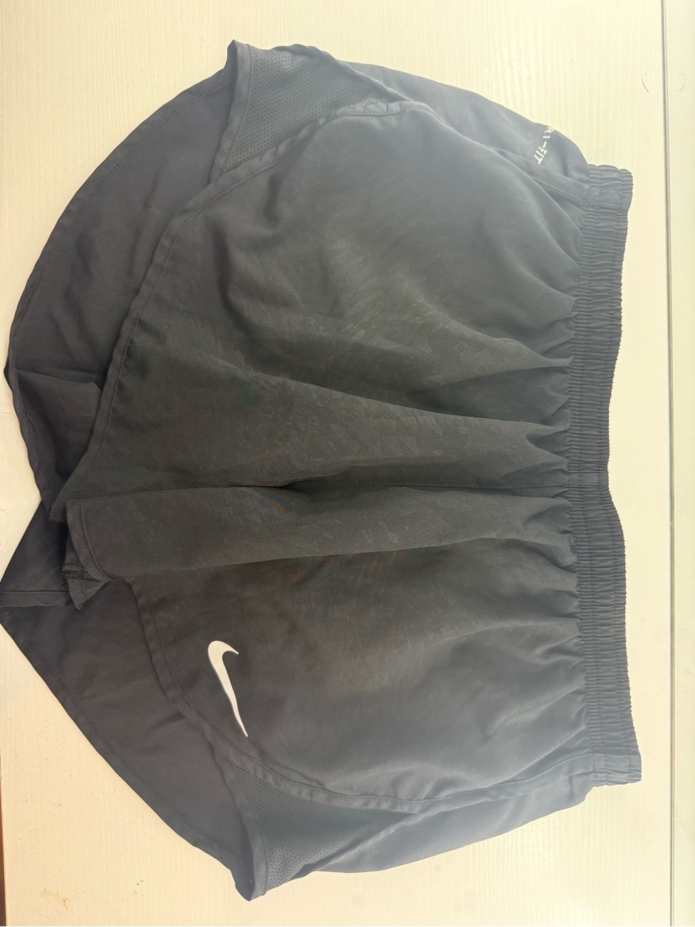 Nike Black Dri-FIT Performance Top with White Logo